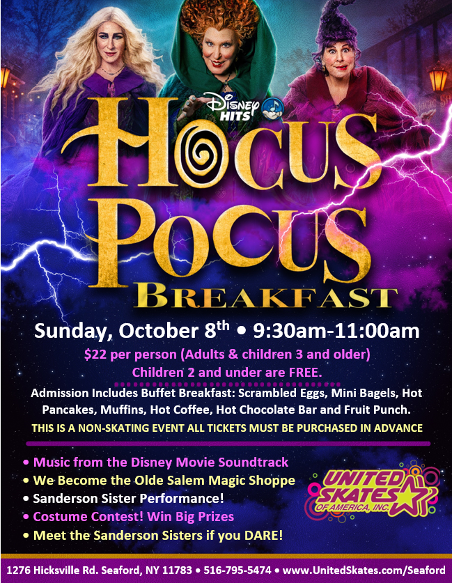 Hocus Pocus Buffet & Party Signs