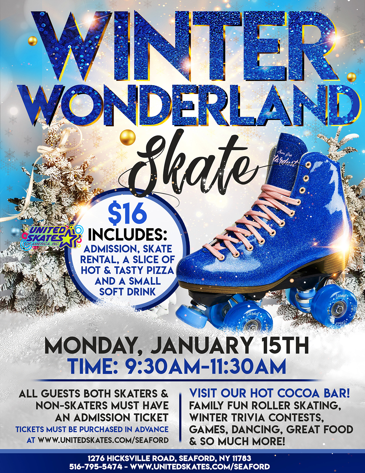 Winter Wonderland Party  United Skates of America