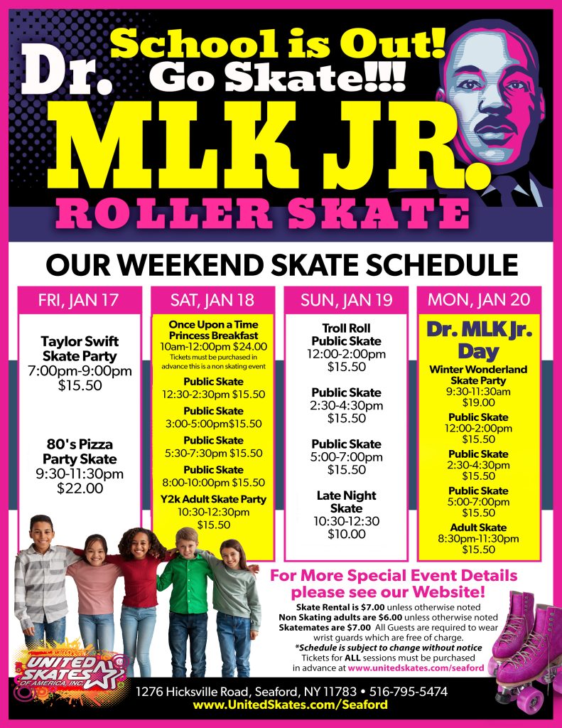 United Skates Seaford MLK Weekend