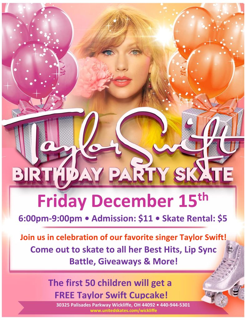 Taylor Swift Birthday Bash | United Skates of America