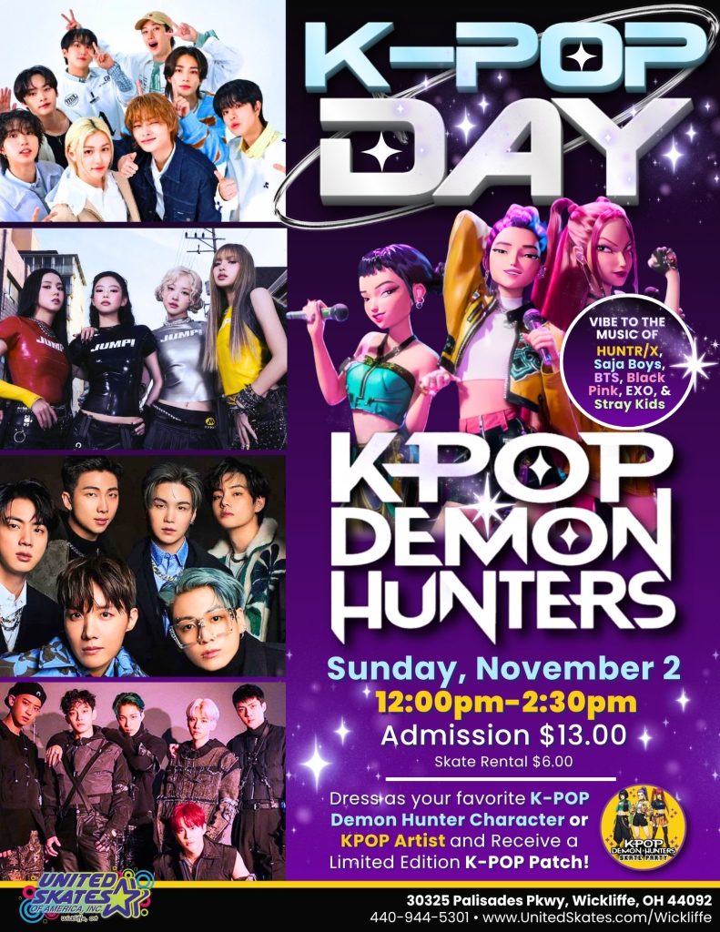 Kpop Pop 11/2 United Skates Wickliffe