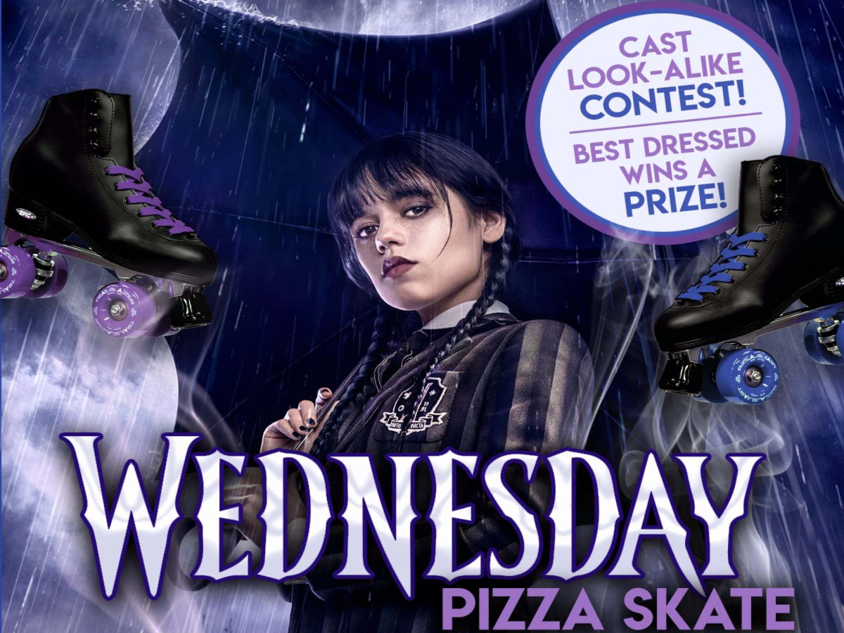 Wednesday Addams Skate Night At United Skates RI