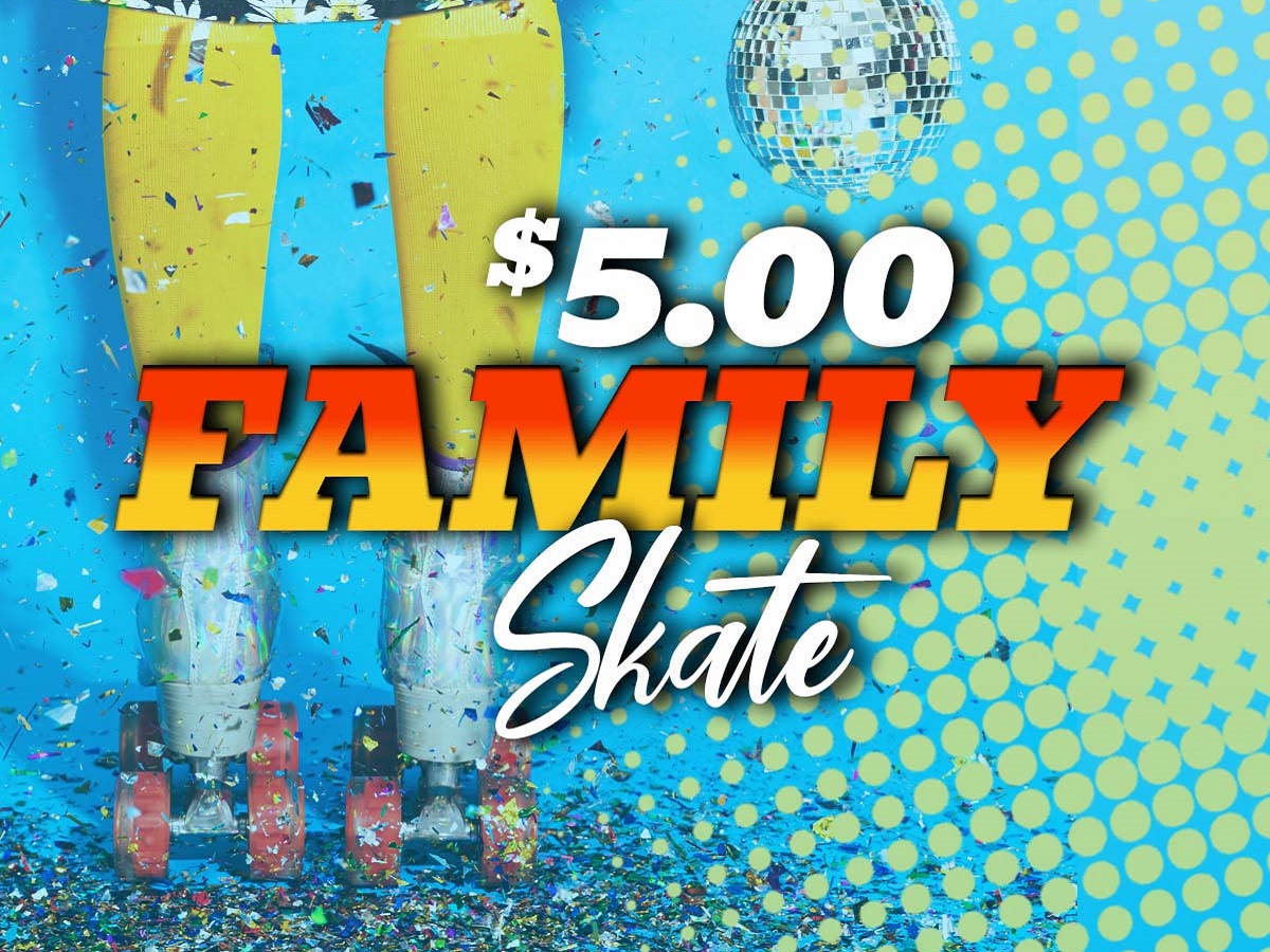 $5 Family Skate at United Skates of America