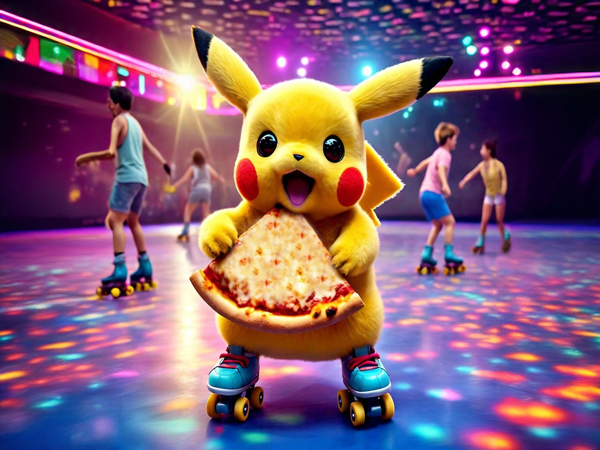 Pikachu Pizza Party At United Skates