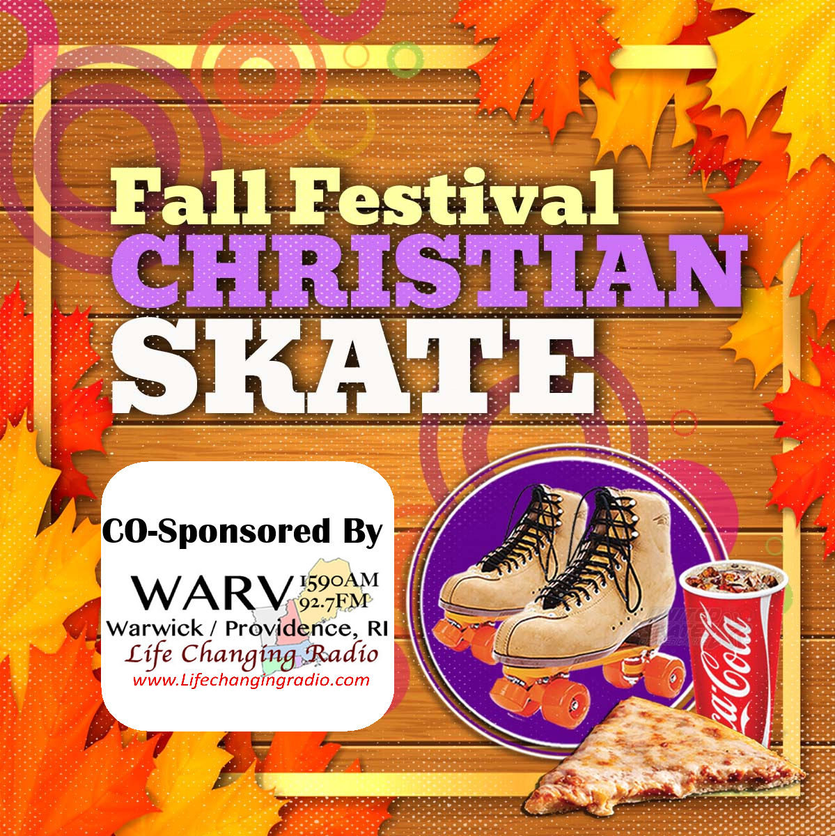 Fall Festival Christian Skate At United Skates RI, Co Sponsored By WARV