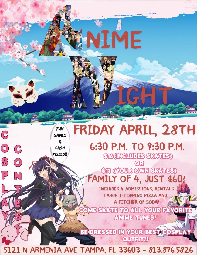 Anime Night  United Skates of America