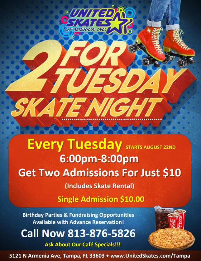 Schedule & Events  United Skates of America