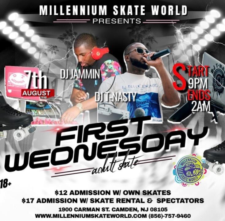 1st Wednesday of every month Adult Skate