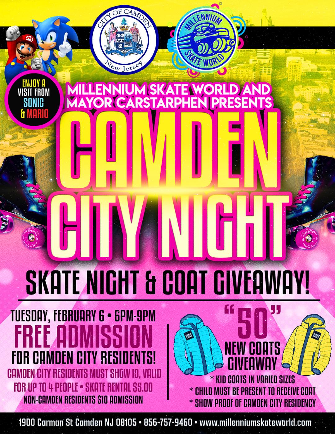 Camden City Night Feb 6th