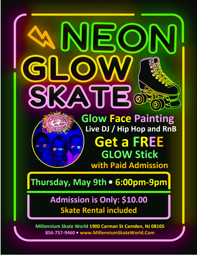 Neon Glow Skate