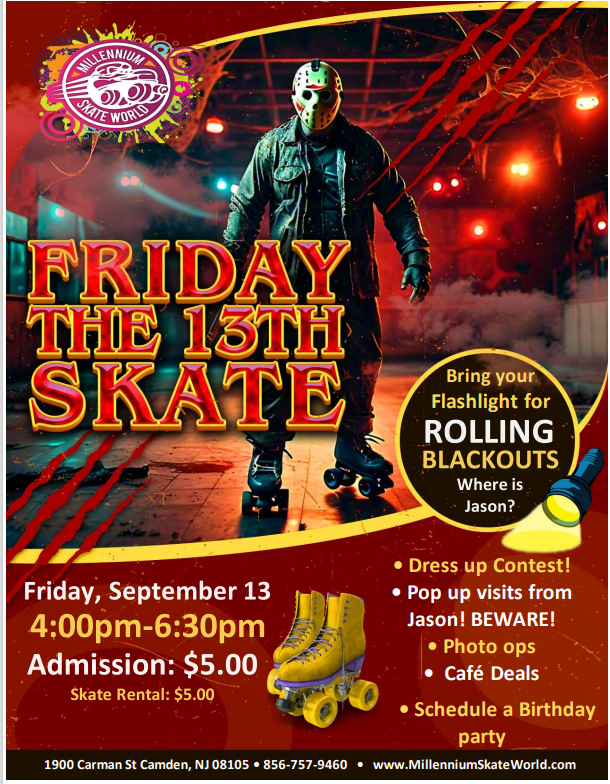 Friday 13th Family skate