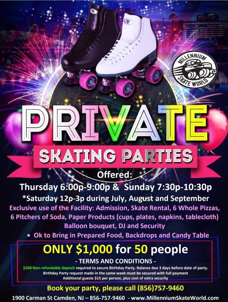 Millennium Skate World Private Skating Parties