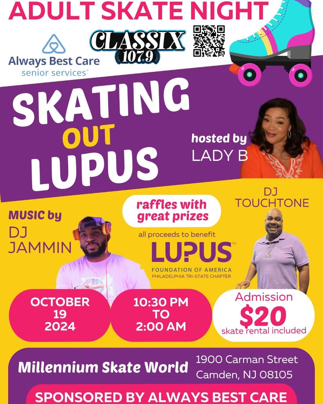 Lady B Old School Skate Lupus Always Best care