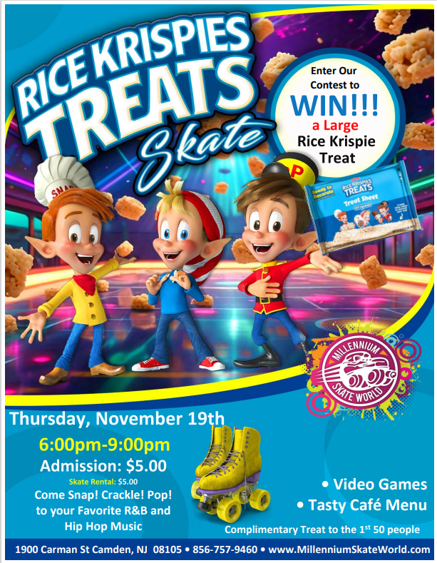 Rice Kriispies Treat Skate night