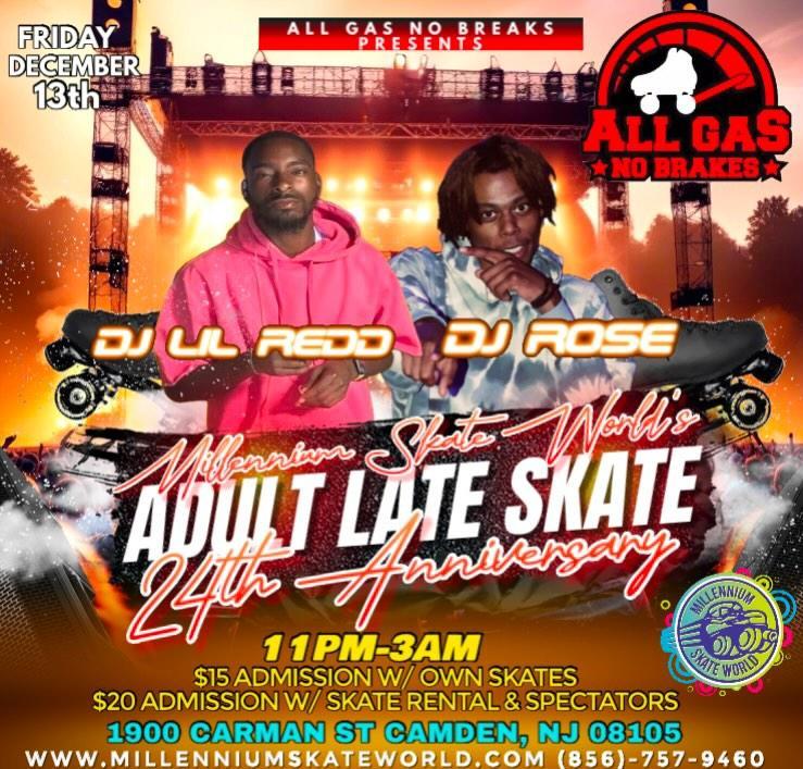 Friday Adult late skate