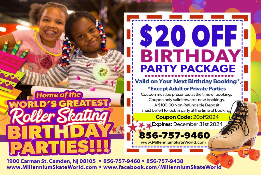 Birthday Party $20 OFF Coupon must act fast