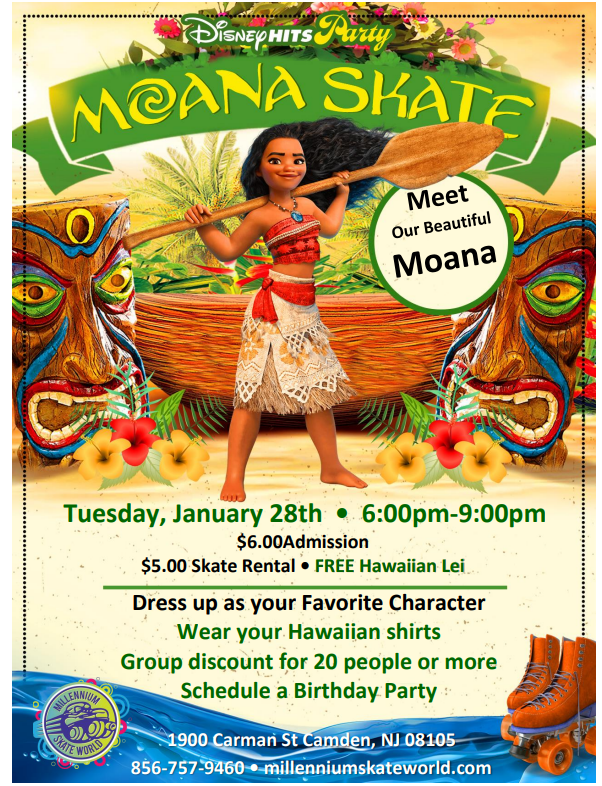 Moana Family skate