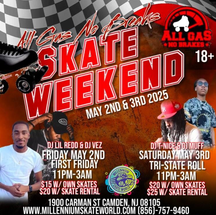 All Gas No Breaks skate weekend adult skate