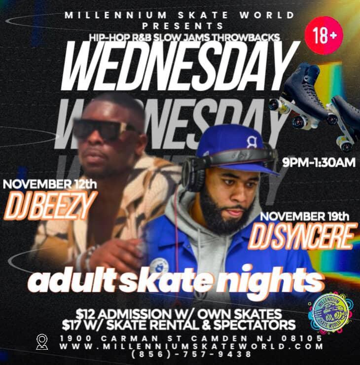 Adult night skate