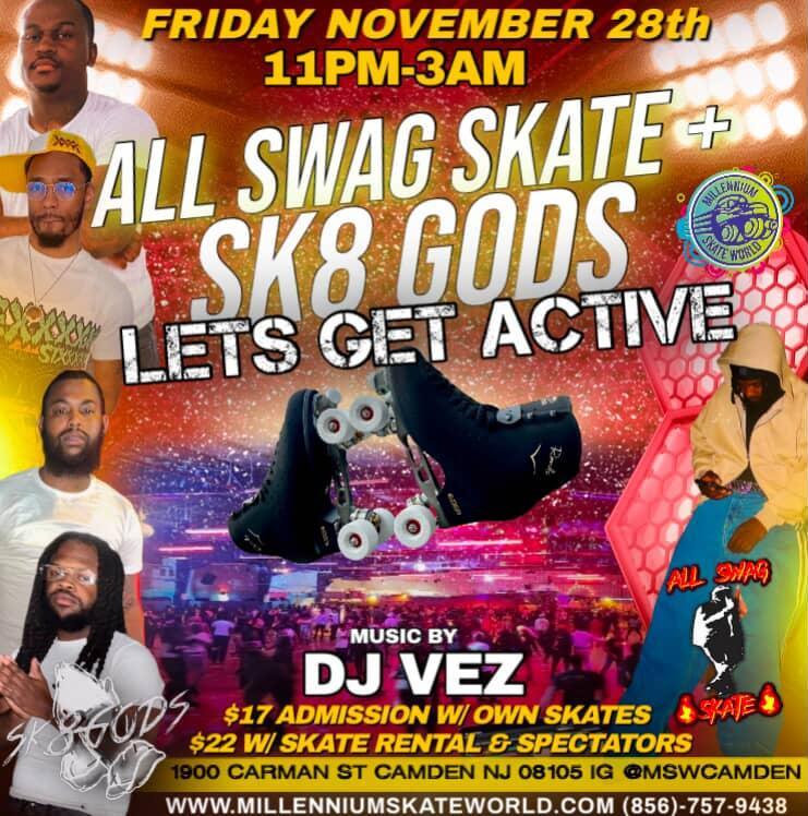 Adult Lets get active skate 11p to 3am