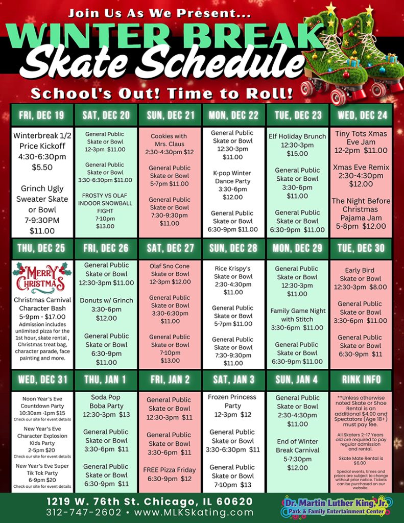 Winter Break 2025 MLK Skating