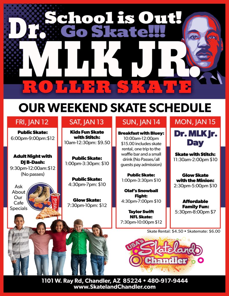 Skateland Chandler MLK Weekend 2024