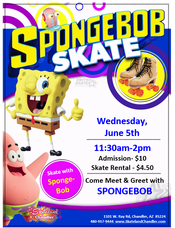 Skateland Chandler SpongeBob