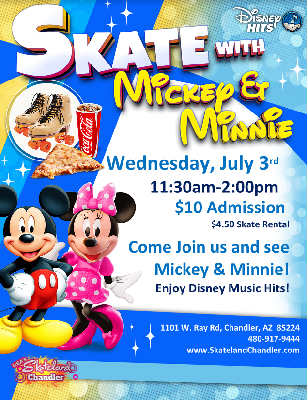 Skateland Chandler Mickey & Minnie