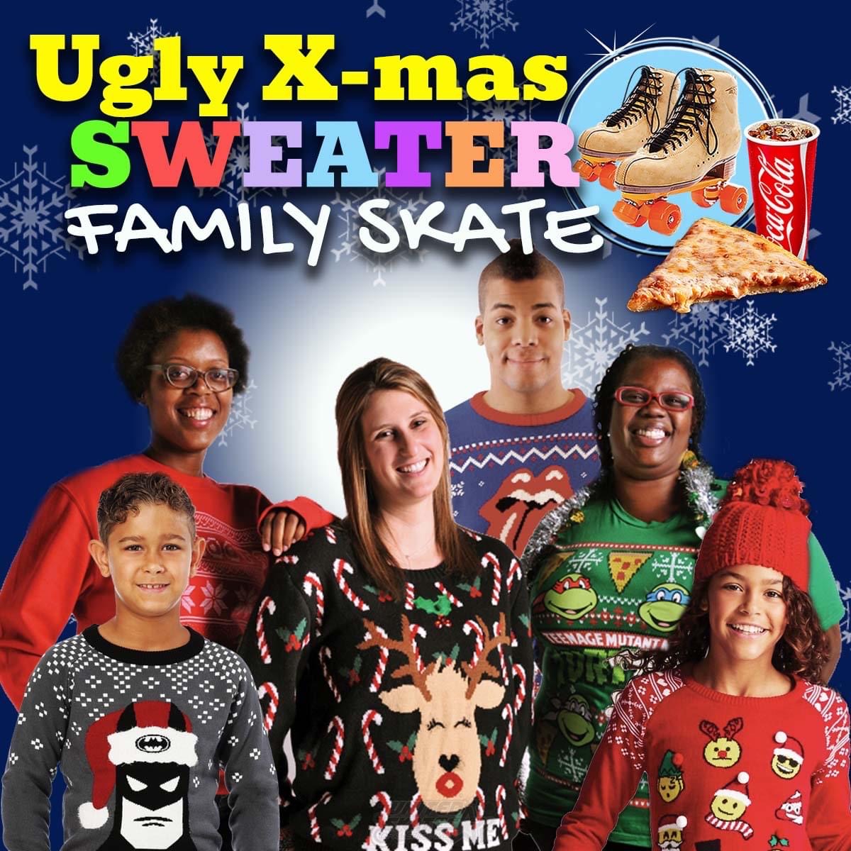 Los Angeles Football Family Ugly Christmas Sweater - Bring Your Ideas,  Thoughts And Imaginations Into Reality Today