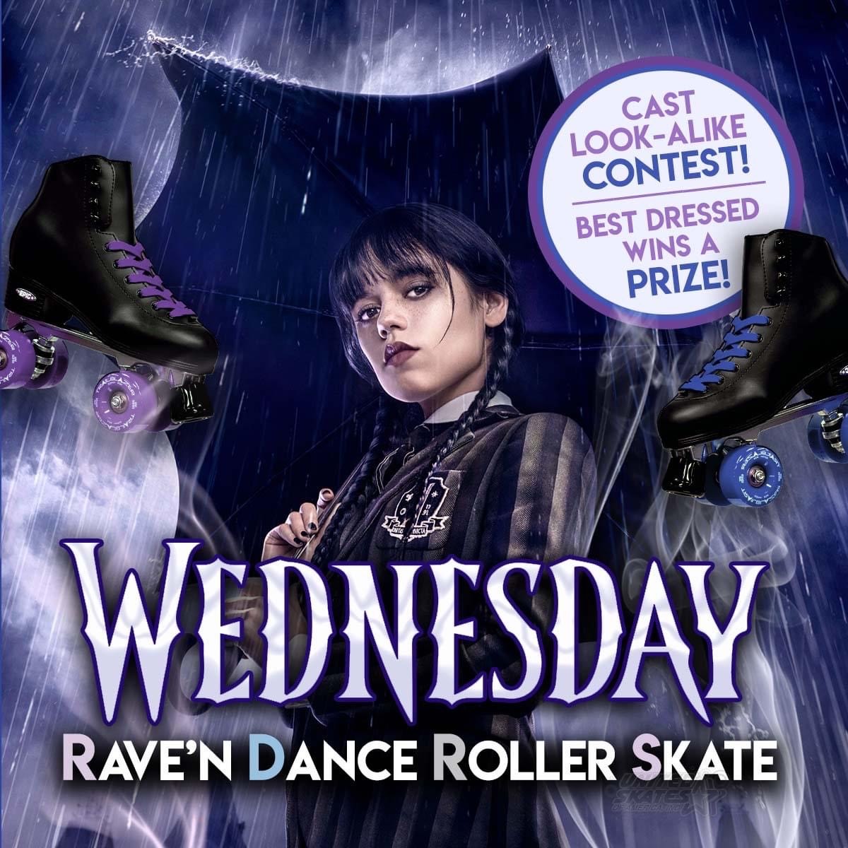 Adult Rave N' Dance Wednesday Addams Dress - Wednesday 