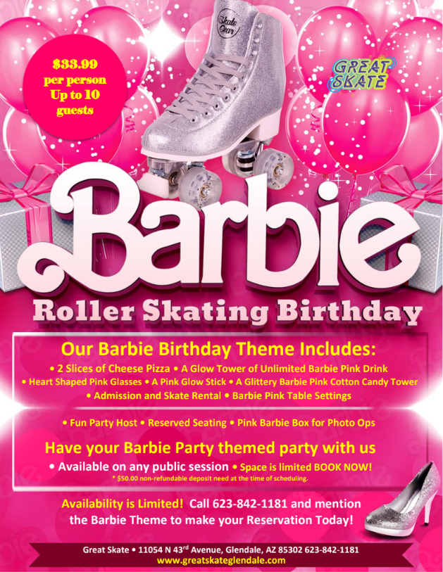 Great Skate Barbie Birthday
