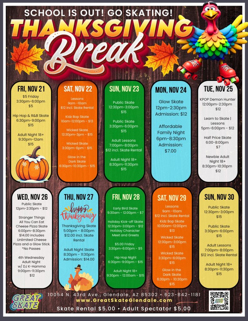 Great Skate Thanksgiving Break 2025