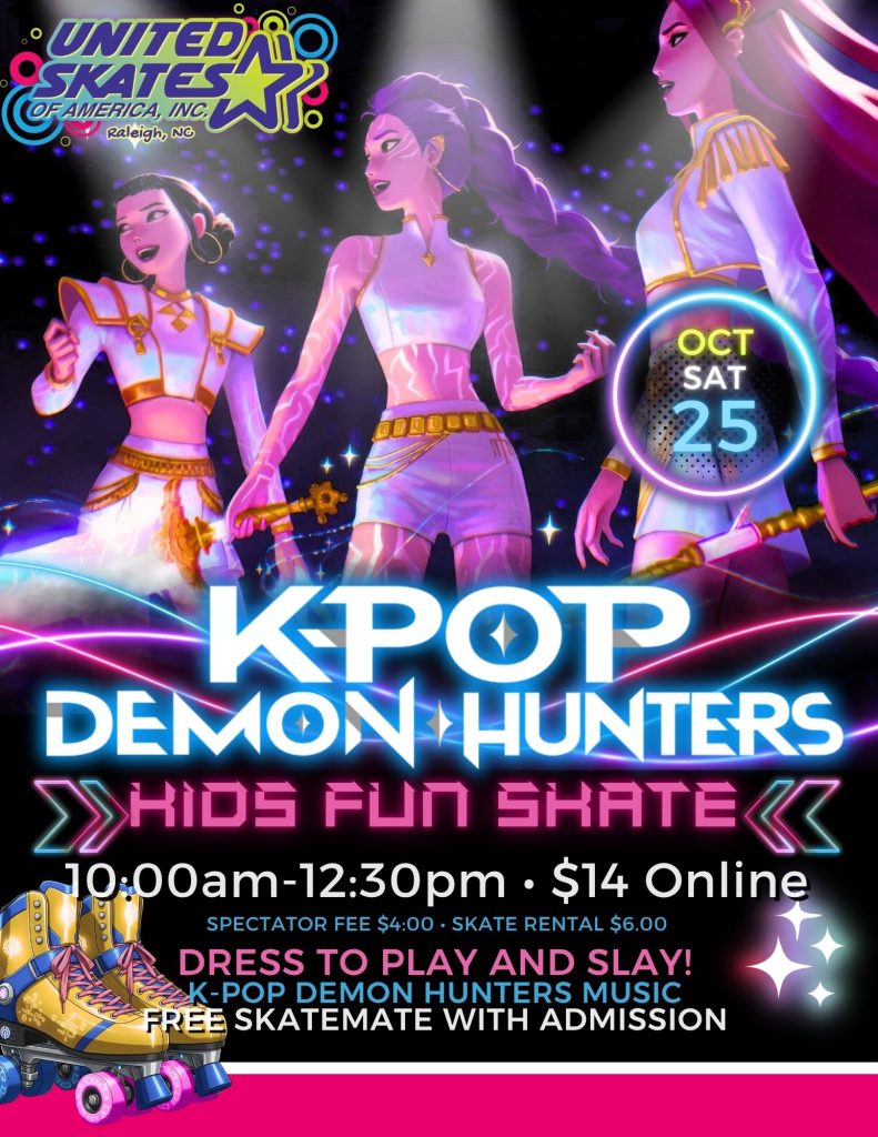 Kpop 10/25 United Skates Raleigh