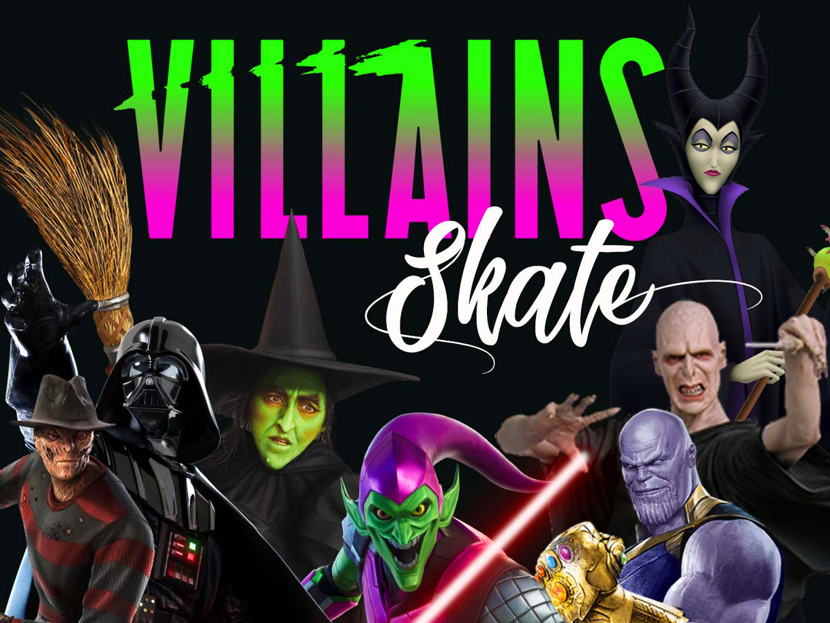 villains skate at skateworld