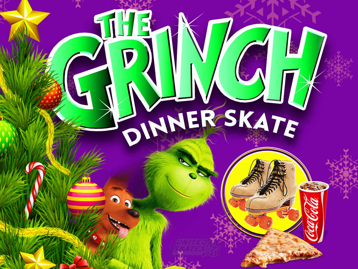 dinner with grinch at skate world