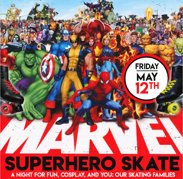 marvel skate at skate world