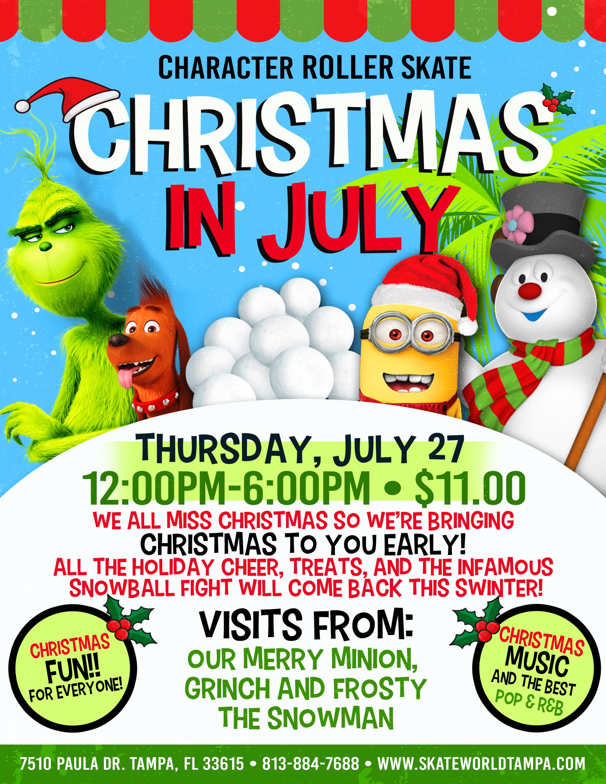 christmas in july skate at skate world