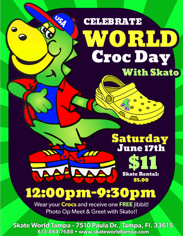 World Croc Day with Skato Skateworld