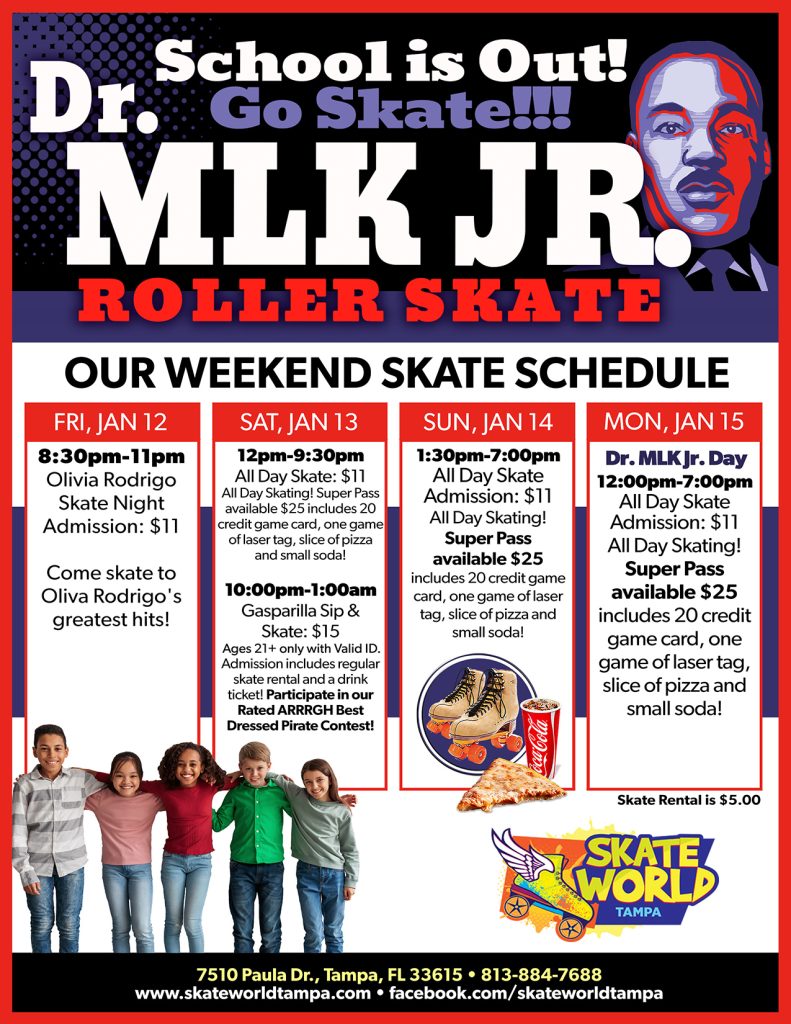 Skate World Tampa MLK Weekend 2024