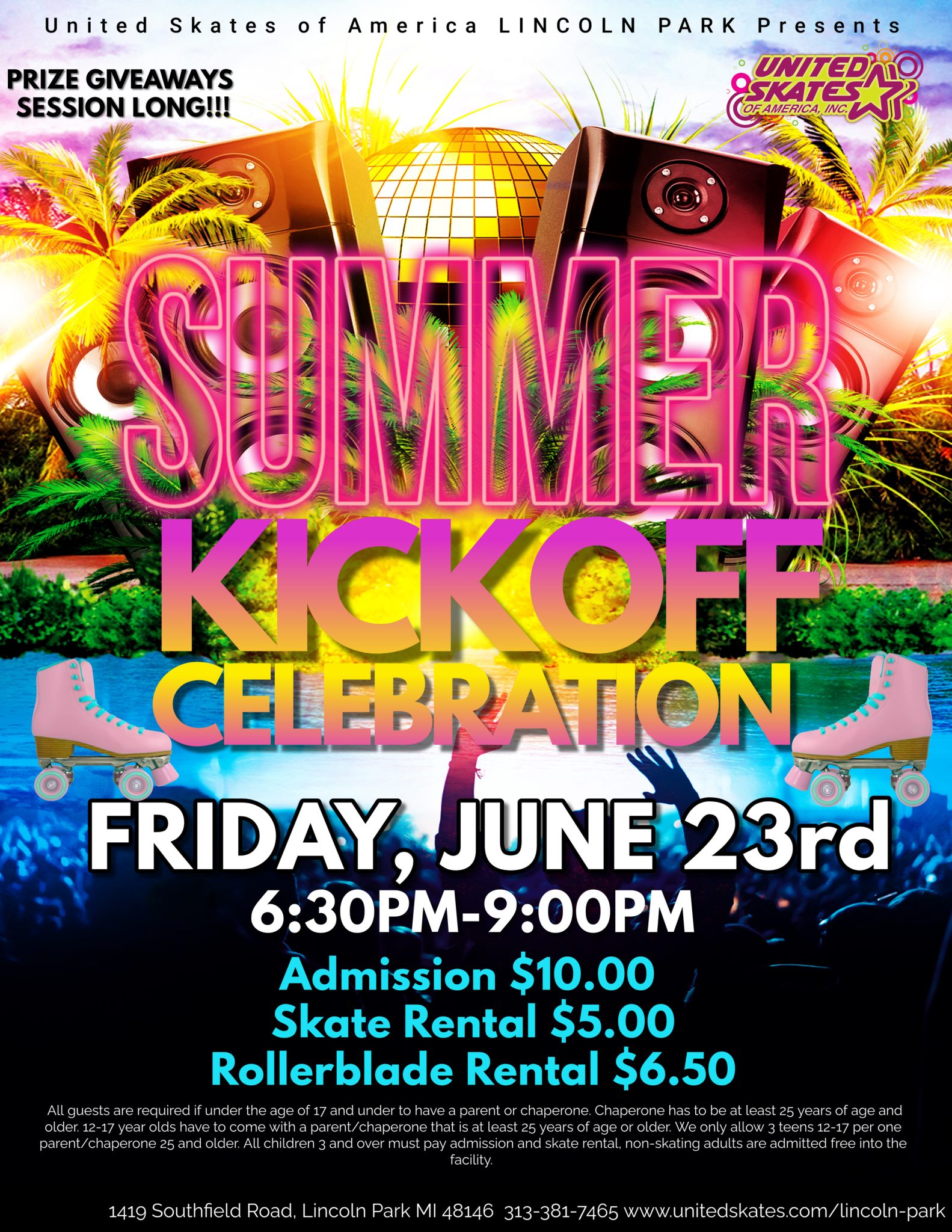 Summer Kick Off Celebration United Skates Of America