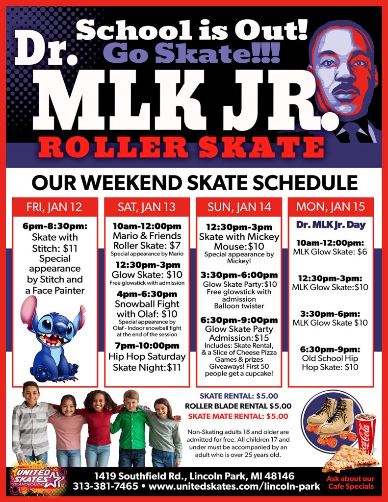 United Skates Lincoln Park MLK Weekend 2024