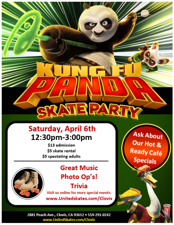 Kung Fu Panda Skate | United Skates of America