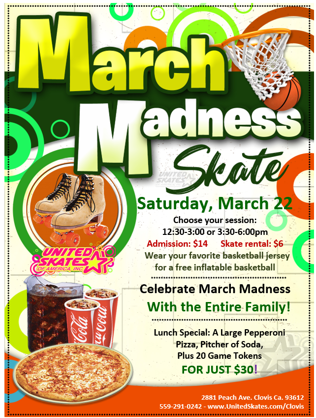 United Skates Clovis March Madness