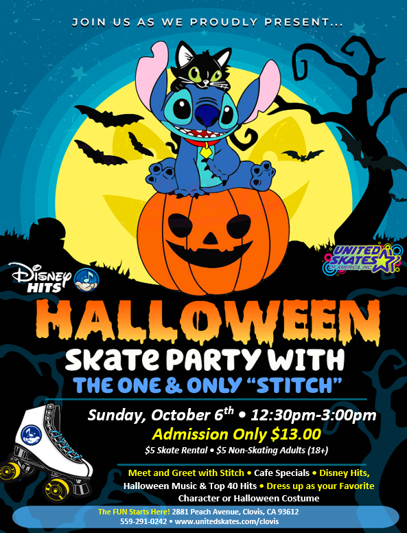 United Skates Clovis Halloween Stitch