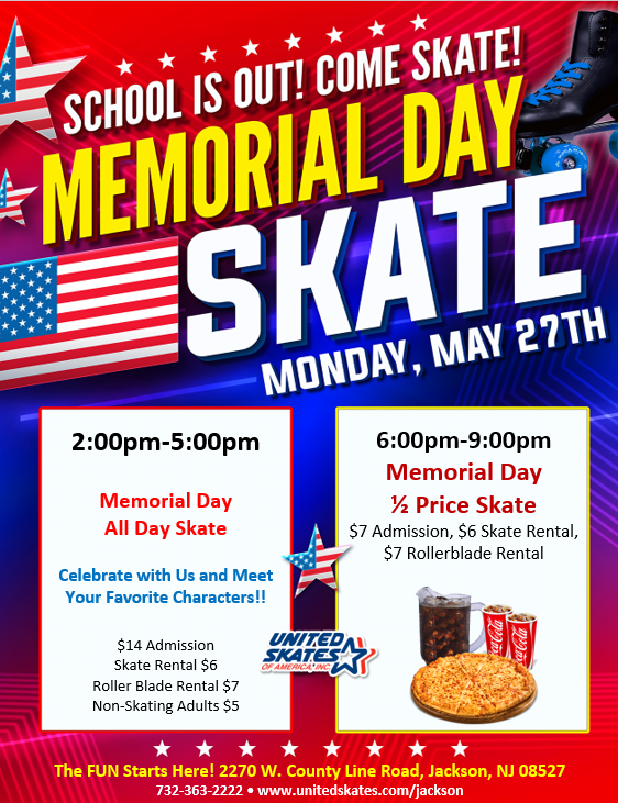 United Skates Jackson Memorial Day Skate