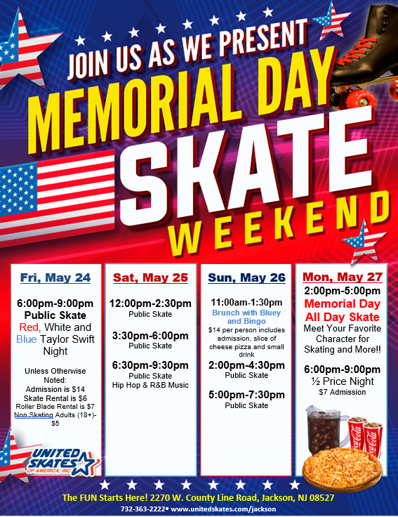 United Skates Jackson Memorial Day Weekend
