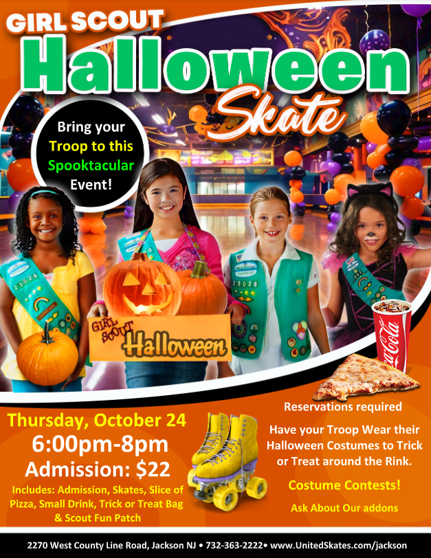 United Skates Jackson Girl Scout Halloween