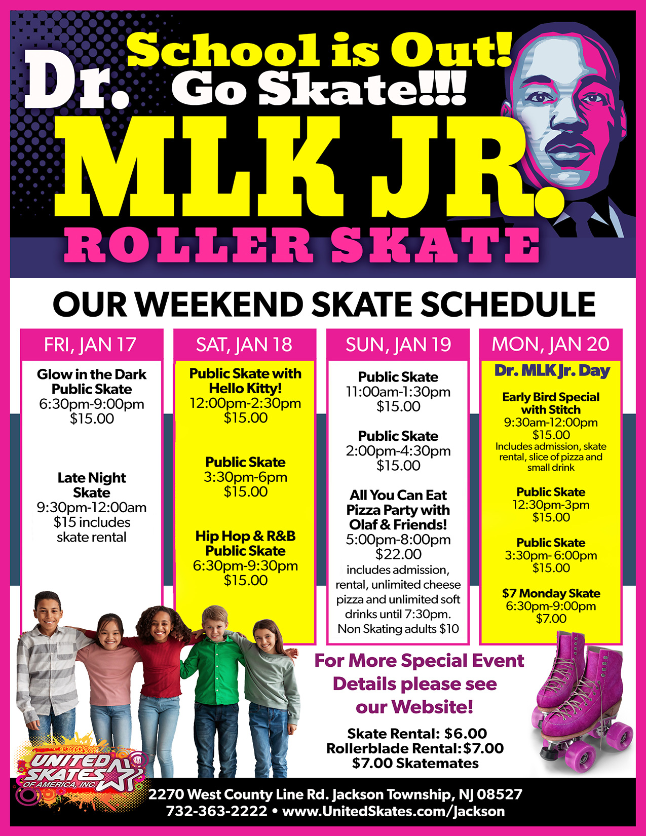 United Skates Jackson MLK Weekend 2025