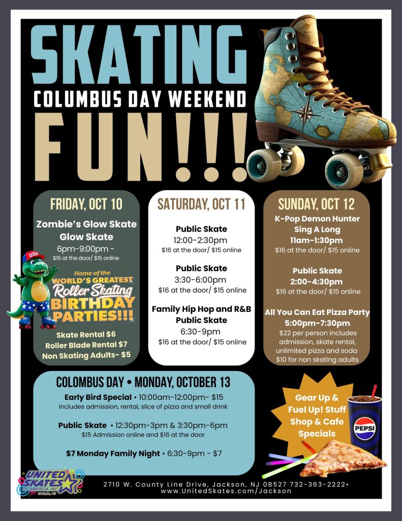 School is out Columbus Day let's skate at BBP