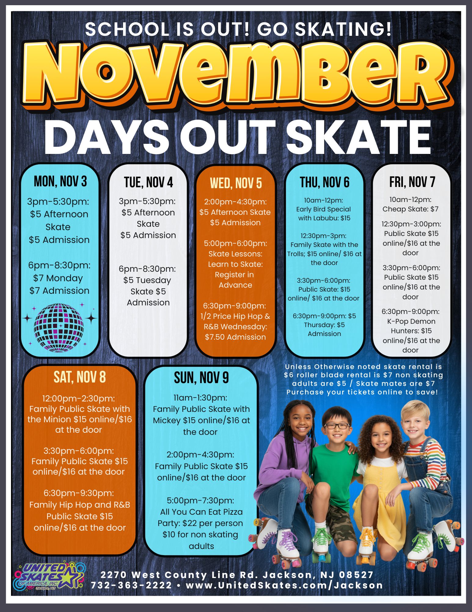 Schools Out Come Skate at United Skates